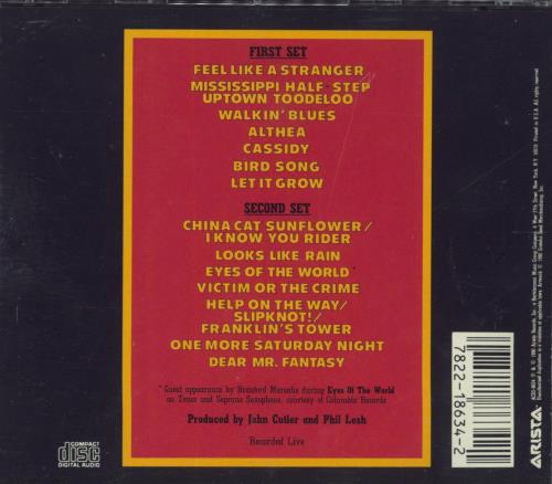 Grateful Dead Without A Net - Sealed 2 CD album set (Double CD) US GRD2CWI813431