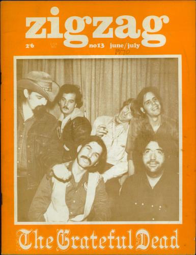 Grateful Dead Zig Zag Magazine No. 13 magazine UK GRDMAZI767710