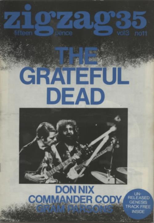 Grateful Dead Zigzag No. 35 magazine UK GRDMAZI613518
