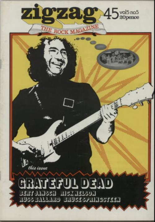 Grateful Dead Zigzag No. 45 magazine UK GRDMAZI623867