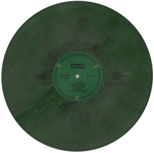 Grave Flowers Bongo Band Strength of Spring - Green Vinyl vinyl LP album (LP record) US 87BLPST871060