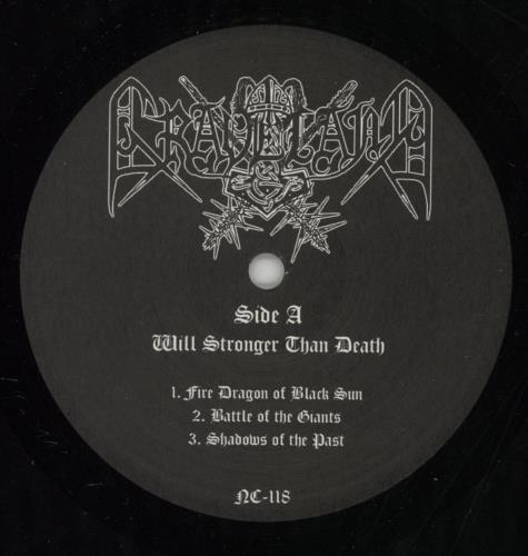 Graveland Will Stronger Than Death vinyl LP album (LP record) German 2RJLPWI868111