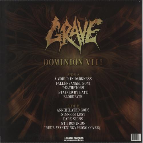 Grave Dominion VIII vinyl LP album (LP record) Swedish -2ALPDO891505
