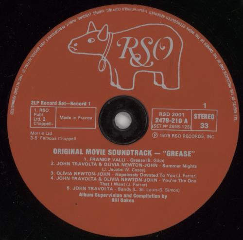 Grease Grease - Original Soundtrack 2-LP vinyl record set (Double LP Album) UK ESA2LGR139995