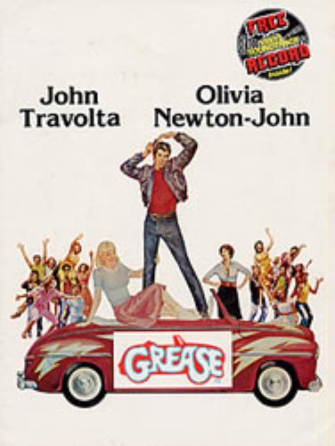 Grease Grease Movie Programme press book US ESAPBGR220969