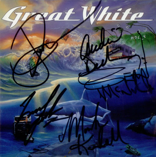 Great White Can't Get There From Here - Autographed CD album (CDLP) US G-WCDCA536300
