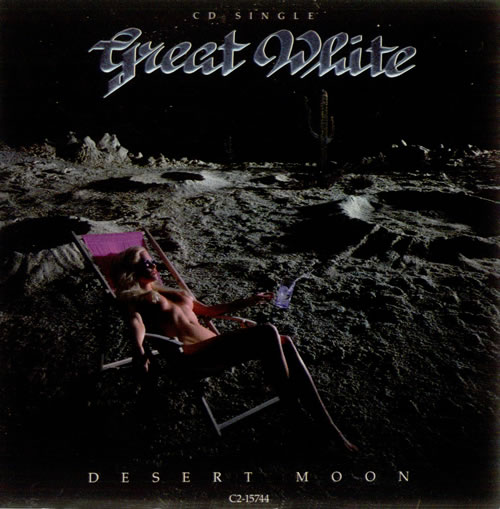 Great White Desert Moon - Autographed CD single (CD5 / 5") US G-WC5DE527170