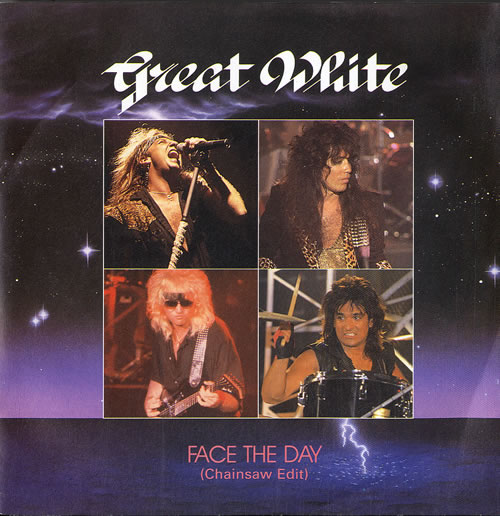 Great White Face The Day 7" vinyl single (7 inch record / 45) UK G-W07FA588353
