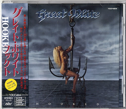 Great White Hooked CD album (CDLP) Japanese G-WCDHO612465