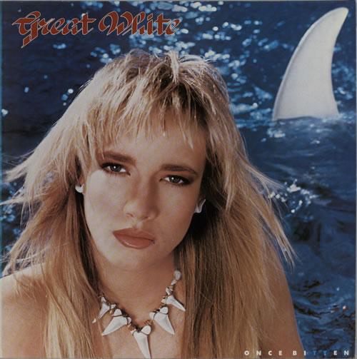 Great White Once Bitten vinyl LP album (LP record) Dutch G-WLPON625317