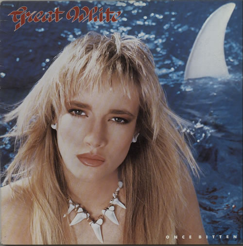 Great White Once Bitten vinyl LP album (LP record) Canadian G-WLPON630547