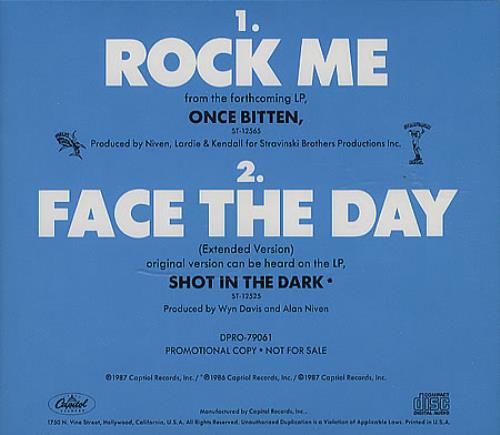 Great White Rock Me CD single (CD5 / 5") US G-WC5RO365810
