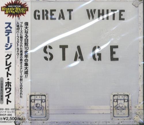 Great White Stage CD album (CDLP) Japanese G-WCDST221139