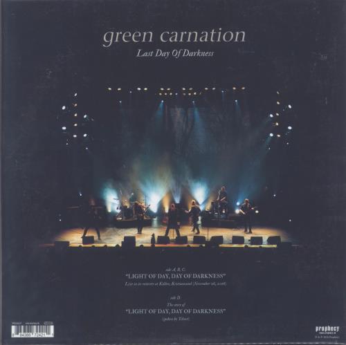 Green Carnation Last Day Of Darkness - 180 Gram Vinyl 2-LP vinyl record set (Double LP Album) German 5-M2LLA831501