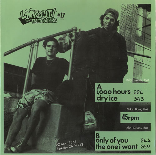 Green Day 1000 Hours 7" vinyl single (7 inch record / 45) US GRN07HO369744