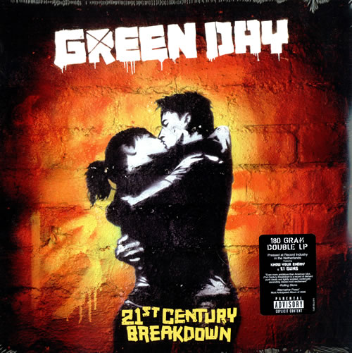 Green Day 21st Century Breakdown 2-LP vinyl record set (Double LP Album) US GRN2LST480464