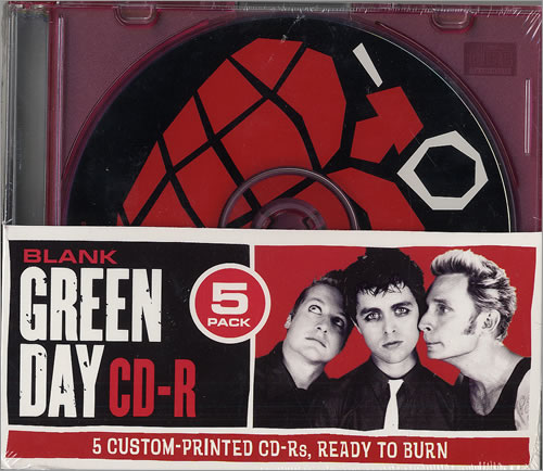 Green Day Blank Green Day CD-R - 2nd issue CD-R acetate US GRNCRBL480407