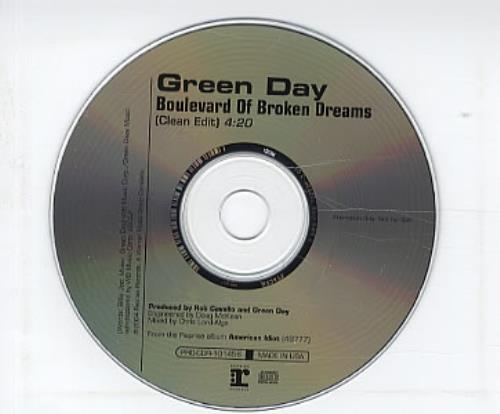 Green Day Boulevard Of Broken Dreams CD single (CD5 / 5") US GRNC5BO314993