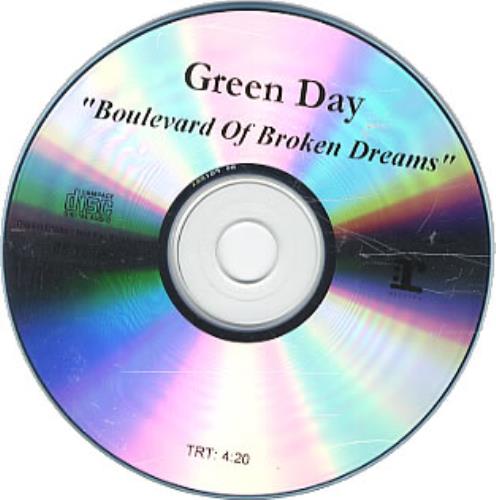 Green Day Boulevard Of Broken Dreams CD-R acetate US GRNCRBO341384