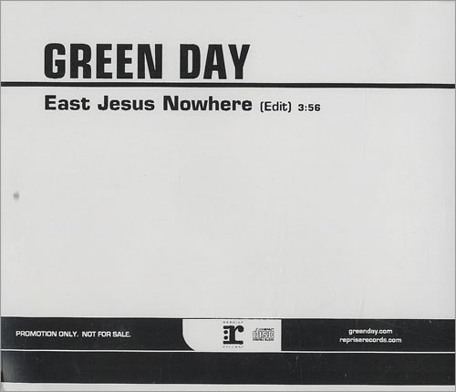 Green Day East Jesus Nowhere CD single (CD5 / 5") US GRNC5EA486213