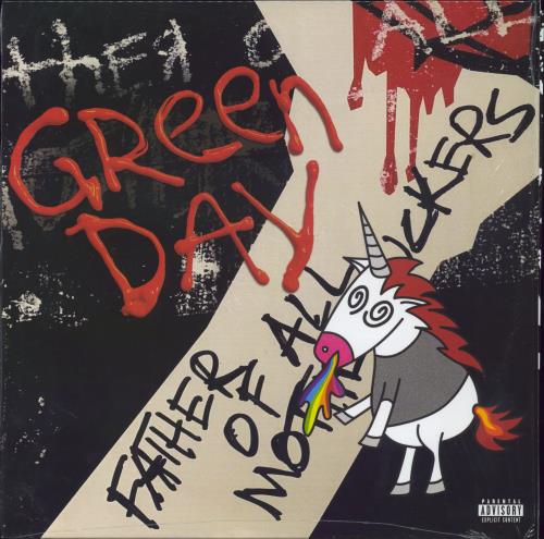 Green Day Father Of All... - Pink & Black Vinyl - Sealed vinyl LP album (LP record) US GRNLPFA792760
