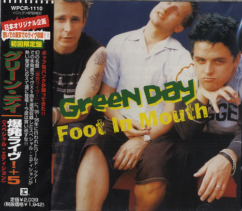Green Day Foot In Mouth CD album (CDLP) Japanese GRNCDFO81860