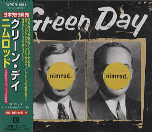 Green Day Nimrod CD album (CDLP) Japanese GRNCDNI91266