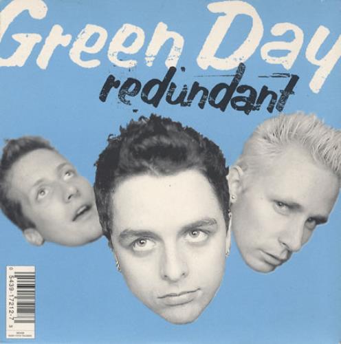 Green Day Redundant 7" vinyl single (7 inch record / 45) UK GRN07RE163127