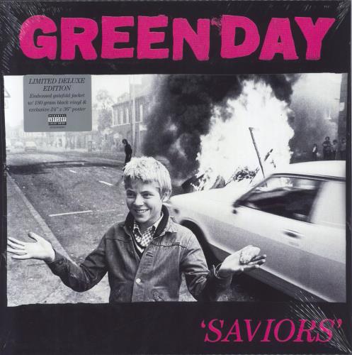 Green Day Saviors - 180 Gram Vinyl + Poster - Sealed vinyl LP album (LP record) UK GRNLPSA832845