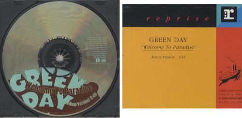 Green Day Welcome To Paradise CD single (CD5 / 5") US GRNC5WE38312