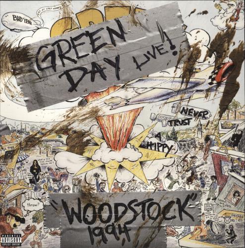 Green Day Woodstock 1994 - RSD vinyl LP album (LP record) German GRNLPWO784064