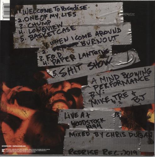 Green Day Woodstock 1994 - RSD vinyl LP album (LP record) German GRNLPWO784064