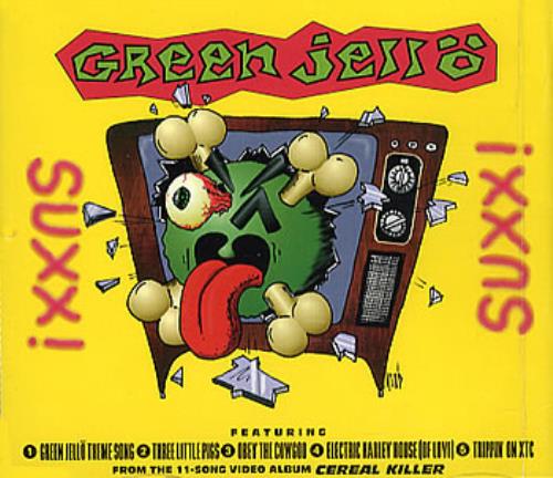 Green Jelly Suxx CD single (CD5 / 5") US GRJC5SU363697