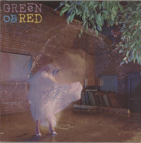 Green On Red Green On Red - Autographed vinyl LP album (LP record) UK GROLPGR684695
