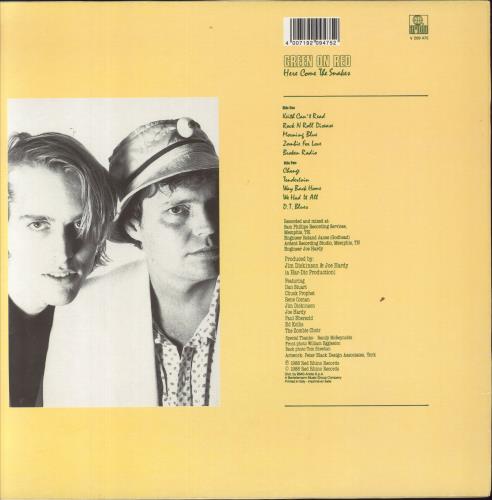 Green On Red Here Come The Snakes vinyl LP album (LP record) Italian GROLPHE832087