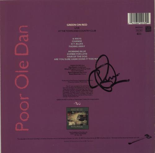 Green On Red Live 10" vinyl single (10 inch record) UK GRO10LI684705