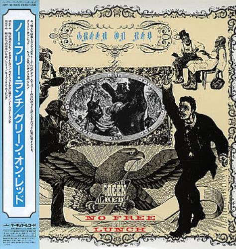 Green On Red No Free Lunch vinyl LP album (LP record) Japanese GROLPNO300018
