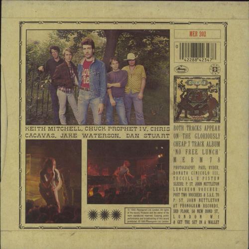 Green On Red Time Aint Nothing 7" vinyl single (7 inch record / 45) UK GRO07TI622058