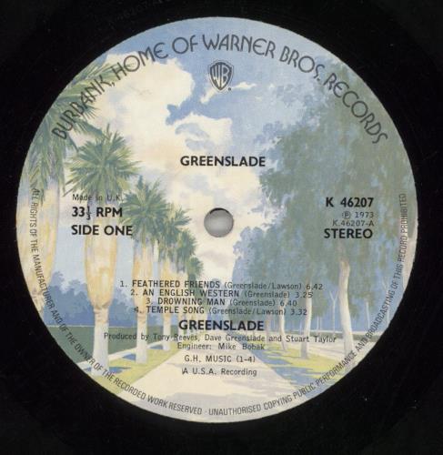 Greenslade Greenslade - 2nd vinyl LP album (LP record) UK GSDLPGR500199