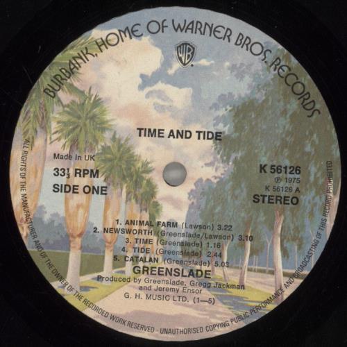 Greenslade Time And Tide vinyl LP album (LP record) UK GSDLPTI725461
