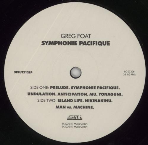 Greg Foat Symphonie Pacifique 2-LP vinyl record set (Double LP Album) UK 0YJ2LSY859482