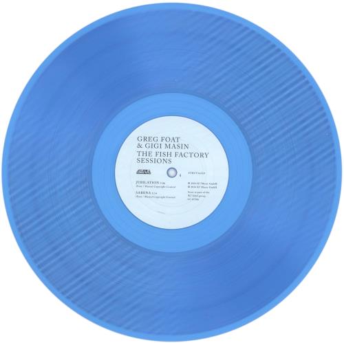 Greg Foat The Fish Factory Sessions - Translucent Sky Blue Vinyl vinyl LP album (LP record) UK 0YJLPTH869360