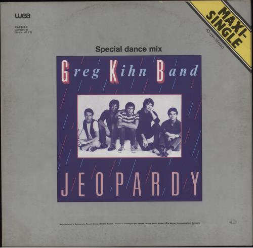 Greg Kihn Jeopardy 12" vinyl single (12 inch record / Maxi-single) German GC112JE759192
