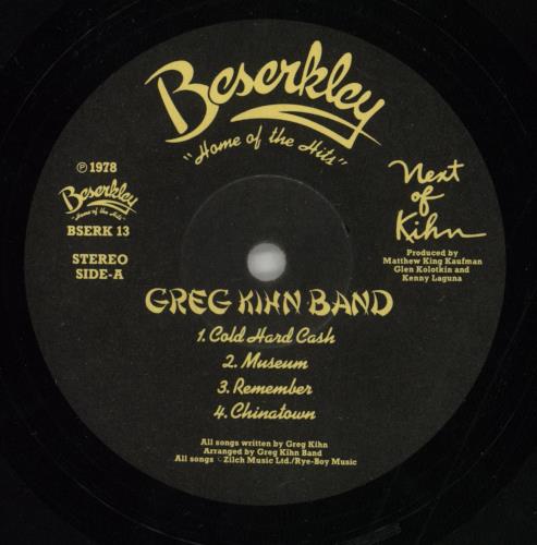 Greg Kihn Next Of Kihn vinyl LP album (LP record) UK GC1LPNE685012