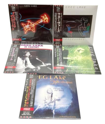 Greg Lake Greg Lake - SHM-CD - Paper Sleeve Collection Series + Box SHM CD Japanese GLKHMGR873811