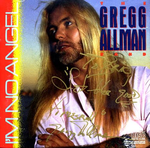 Gregg Allman I'm No Angel - AUTOGRAPHED CD album (CDLP) US GGACDIM368349