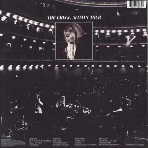 Gregg Allman The Gregg Allman Tour - 180gm 2-LP vinyl record set (Double LP Album) UK GGA2LTH801953