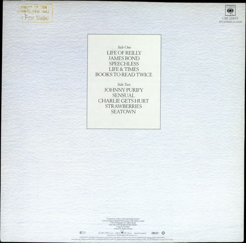 Gregory Gray Think Of Swans - Gold promo stamped vinyl LP album (LP record) UK GS6LPTH520134