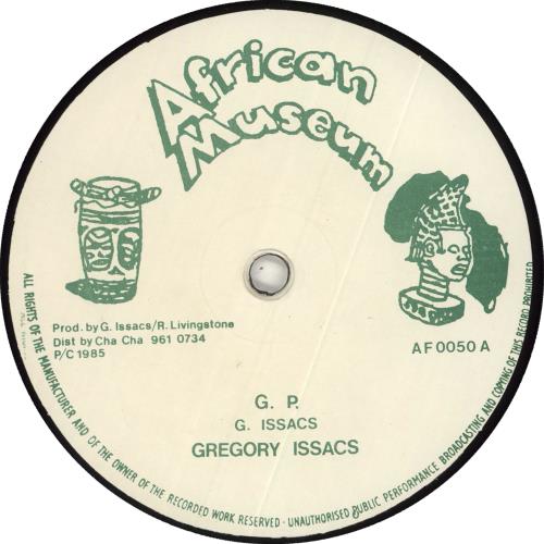 Gregory Isaacs G.P. 12" vinyl single (12 inch record / Maxi-single) Jamaican GRG12GP712695