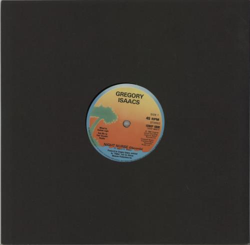 Gregory Isaacs Night Nurse 10" vinyl single (10 inch record) UK GRG10NI662793
